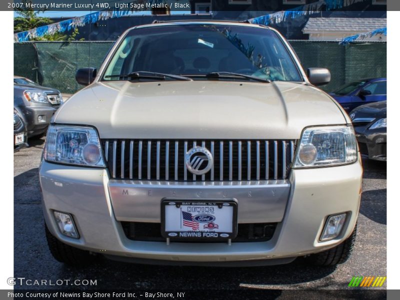 Light Sage Metallic / Black 2007 Mercury Mariner Luxury 4WD