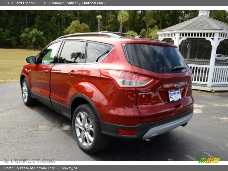 Sunset / Charcoal Black 2014 Ford Escape SE 1.6L EcoBoost