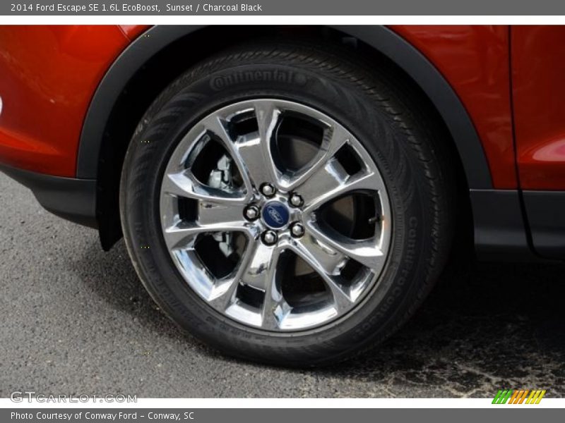 Sunset / Charcoal Black 2014 Ford Escape SE 1.6L EcoBoost