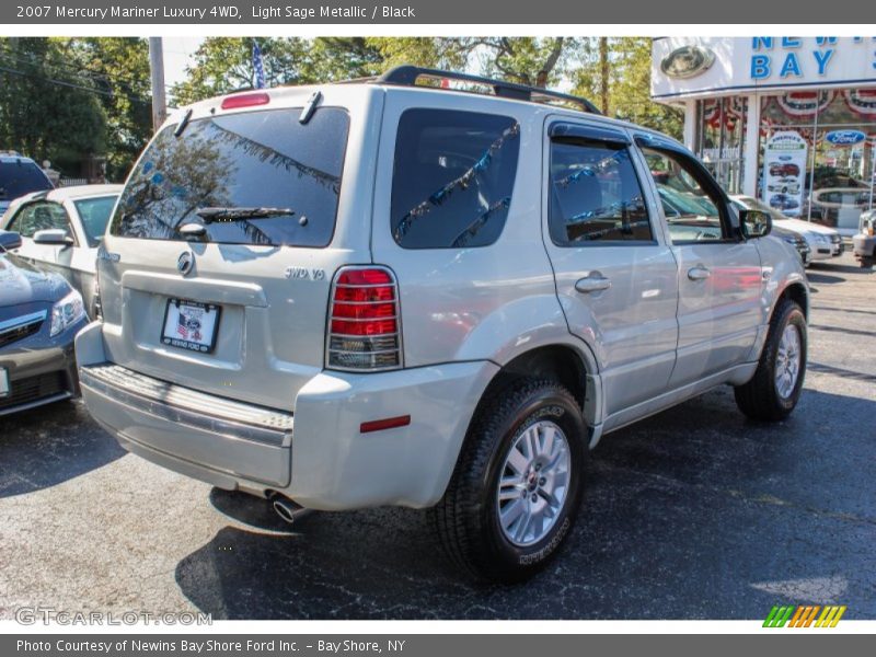Light Sage Metallic / Black 2007 Mercury Mariner Luxury 4WD
