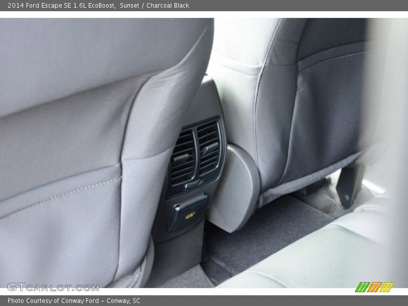 Sunset / Charcoal Black 2014 Ford Escape SE 1.6L EcoBoost