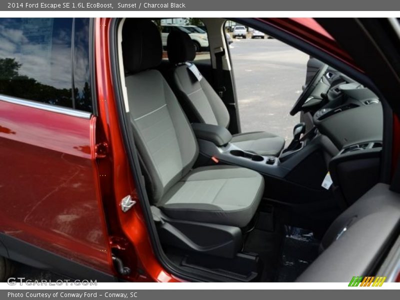 Sunset / Charcoal Black 2014 Ford Escape SE 1.6L EcoBoost