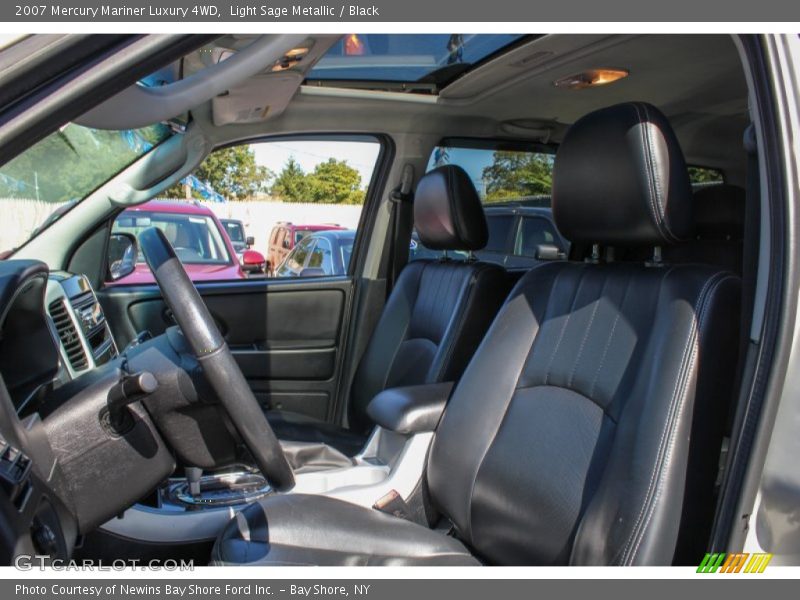 Light Sage Metallic / Black 2007 Mercury Mariner Luxury 4WD