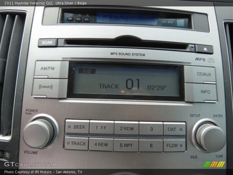 Ultra Silver / Beige 2011 Hyundai Veracruz GLS