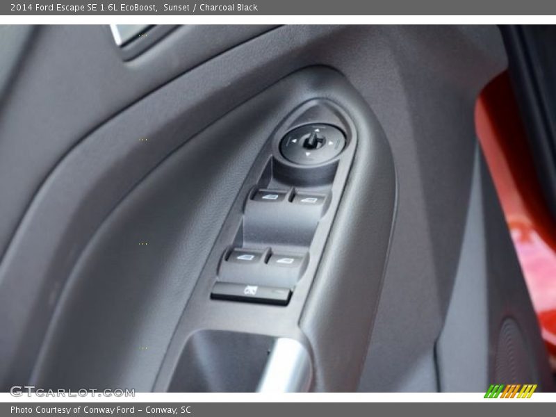 Sunset / Charcoal Black 2014 Ford Escape SE 1.6L EcoBoost