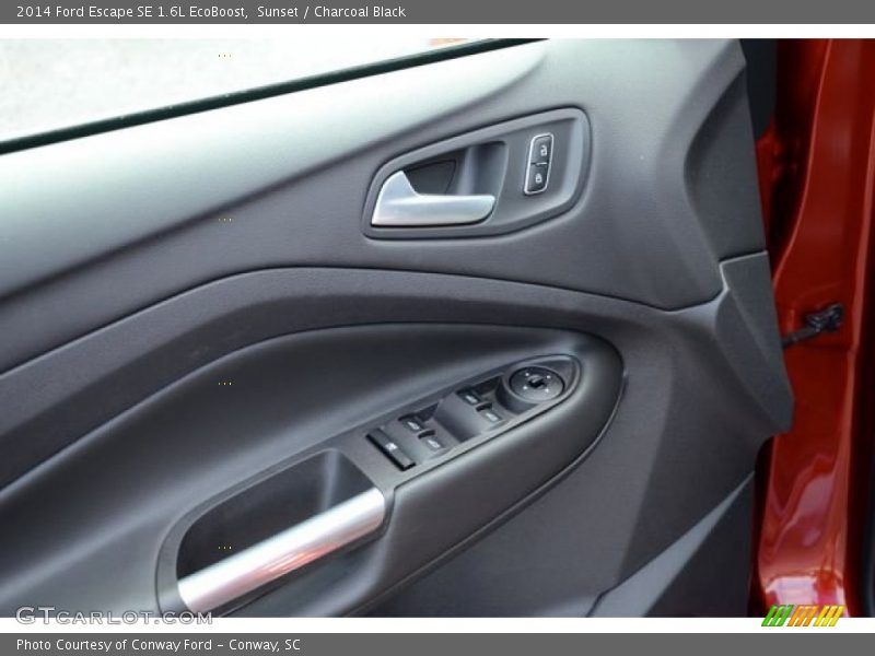 Sunset / Charcoal Black 2014 Ford Escape SE 1.6L EcoBoost