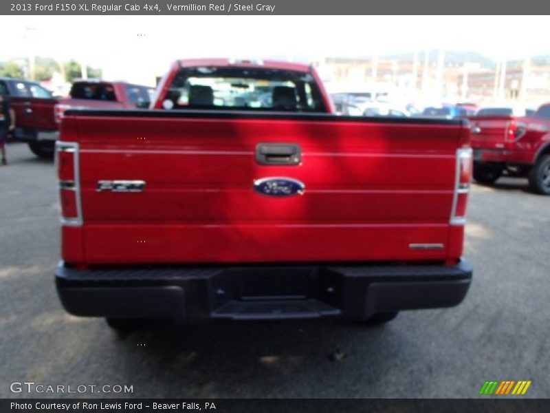 Vermillion Red / Steel Gray 2013 Ford F150 XL Regular Cab 4x4