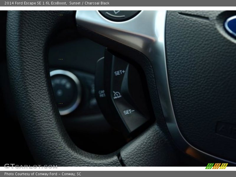 Sunset / Charcoal Black 2014 Ford Escape SE 1.6L EcoBoost