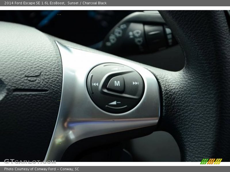 Sunset / Charcoal Black 2014 Ford Escape SE 1.6L EcoBoost