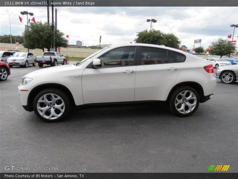 Alpine White / Sand Beige 2011 BMW X6 xDrive35i