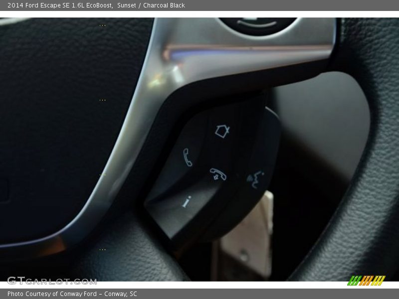 Sunset / Charcoal Black 2014 Ford Escape SE 1.6L EcoBoost