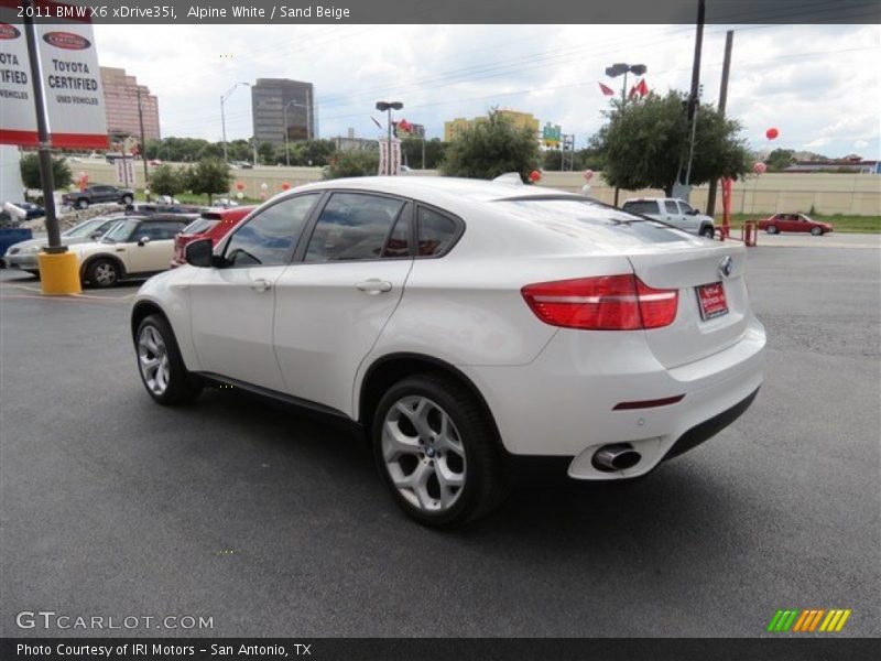 Alpine White / Sand Beige 2011 BMW X6 xDrive35i