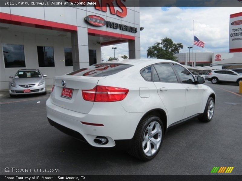 Alpine White / Sand Beige 2011 BMW X6 xDrive35i