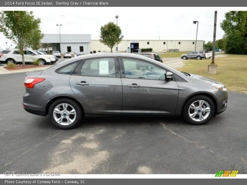 Sterling Gray / Charcoal Black 2014 Ford Focus SE Sedan