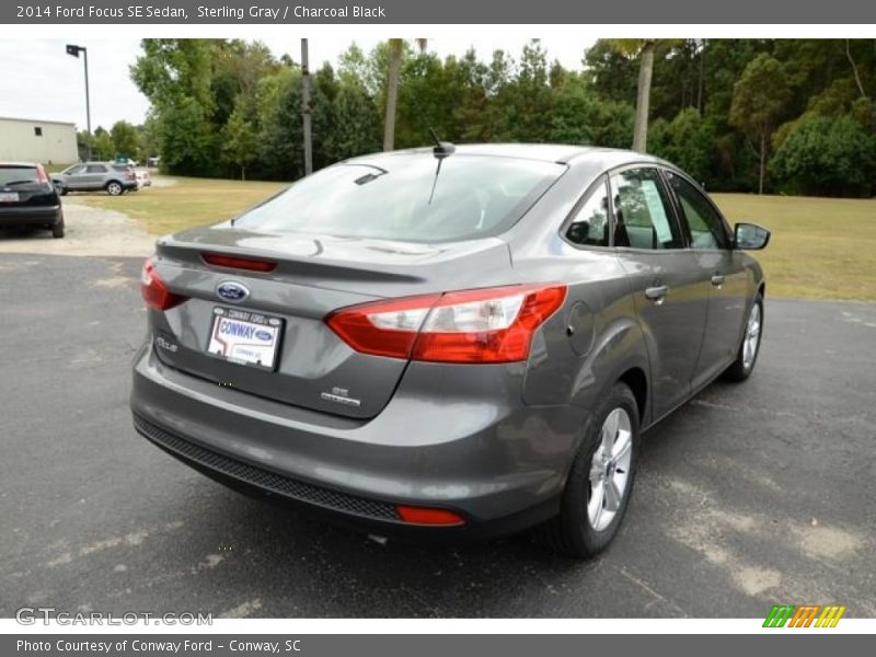 Sterling Gray / Charcoal Black 2014 Ford Focus SE Sedan