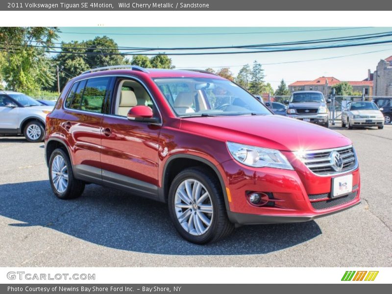Wild Cherry Metallic / Sandstone 2011 Volkswagen Tiguan SE 4Motion