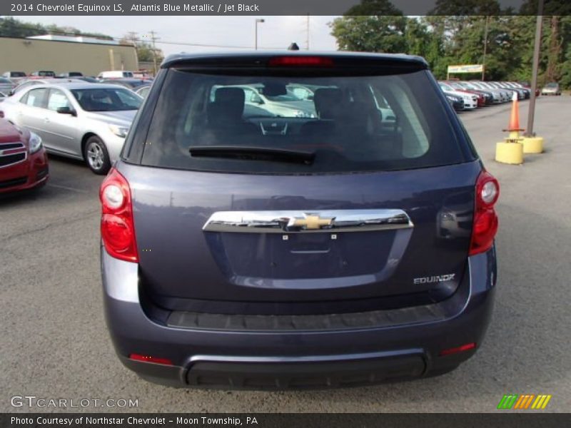 Atlantis Blue Metallic / Jet Black 2014 Chevrolet Equinox LS