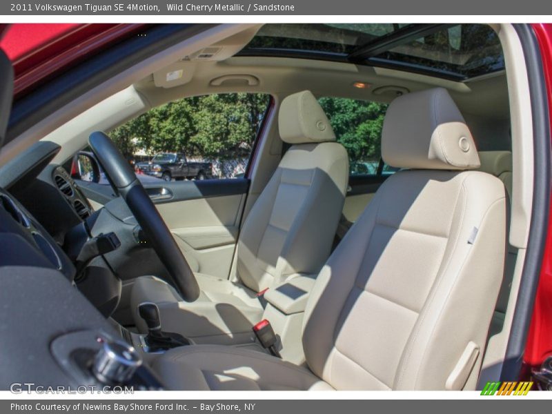 Wild Cherry Metallic / Sandstone 2011 Volkswagen Tiguan SE 4Motion
