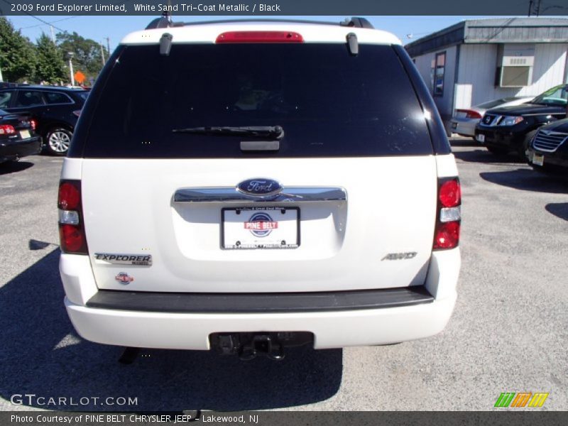 White Sand Tri-Coat Metallic / Black 2009 Ford Explorer Limited