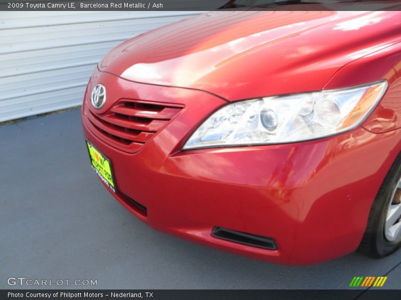 Barcelona Red Metallic / Ash 2009 Toyota Camry LE