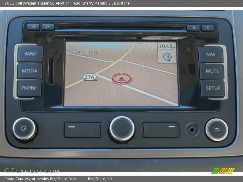 Wild Cherry Metallic / Sandstone 2011 Volkswagen Tiguan SE 4Motion