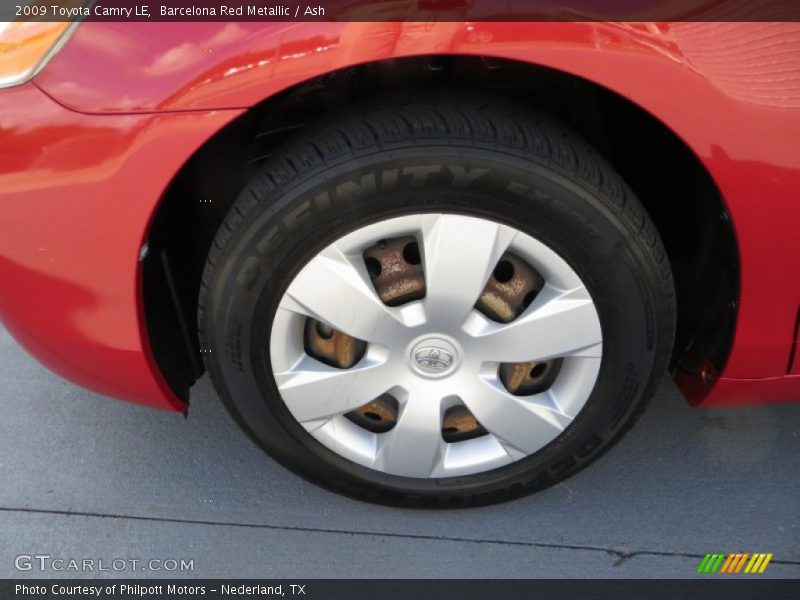 Barcelona Red Metallic / Ash 2009 Toyota Camry LE