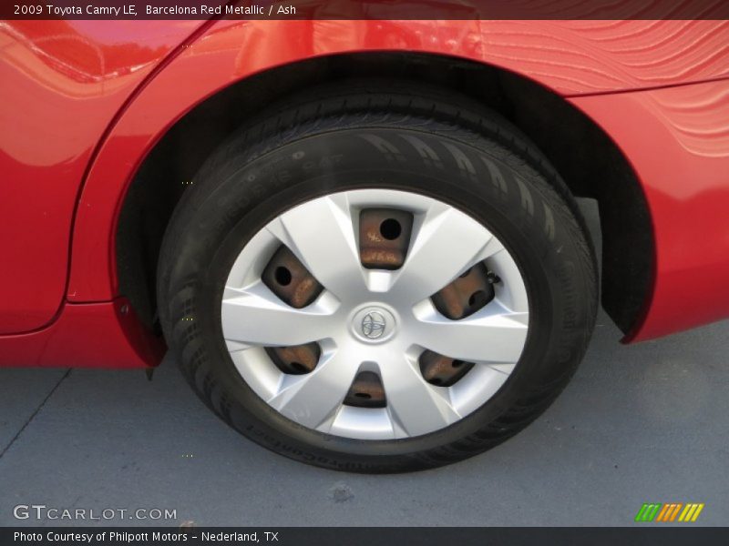Barcelona Red Metallic / Ash 2009 Toyota Camry LE