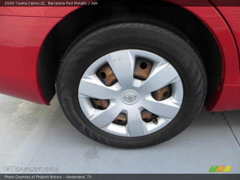 Barcelona Red Metallic / Ash 2009 Toyota Camry LE