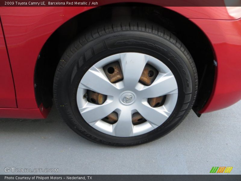 Barcelona Red Metallic / Ash 2009 Toyota Camry LE