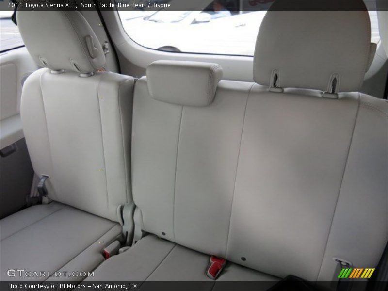 South Pacific Blue Pearl / Bisque 2011 Toyota Sienna XLE