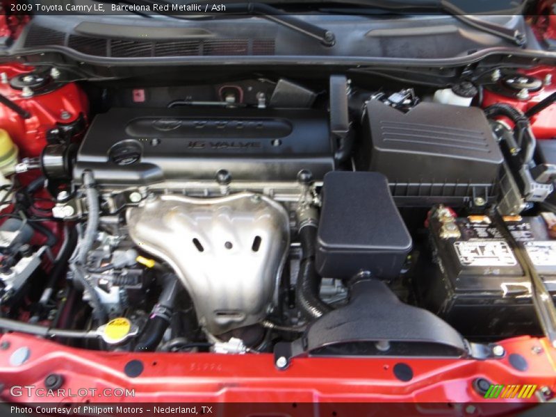 Barcelona Red Metallic / Ash 2009 Toyota Camry LE