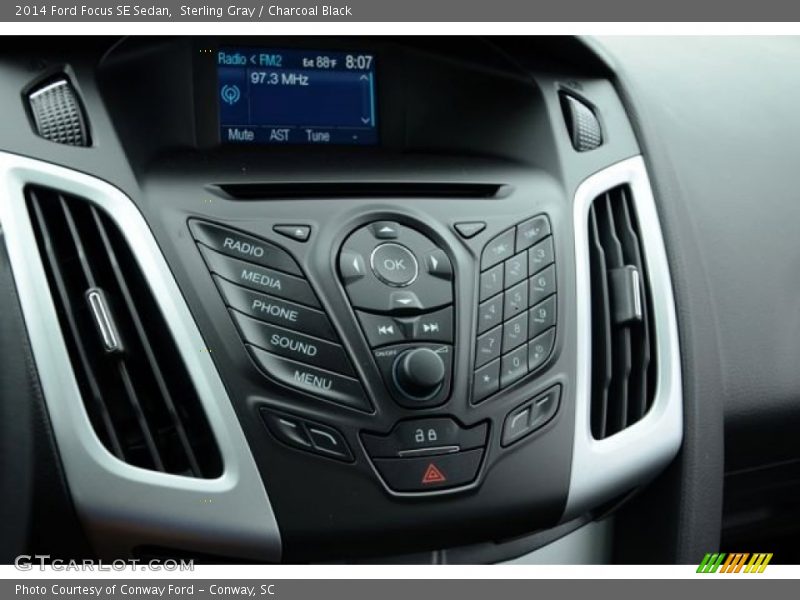 Sterling Gray / Charcoal Black 2014 Ford Focus SE Sedan