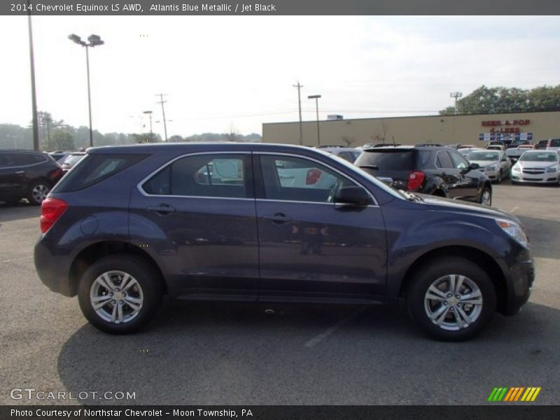 Atlantis Blue Metallic / Jet Black 2014 Chevrolet Equinox LS AWD