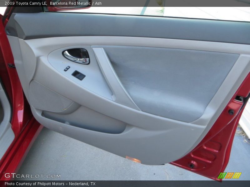 Barcelona Red Metallic / Ash 2009 Toyota Camry LE