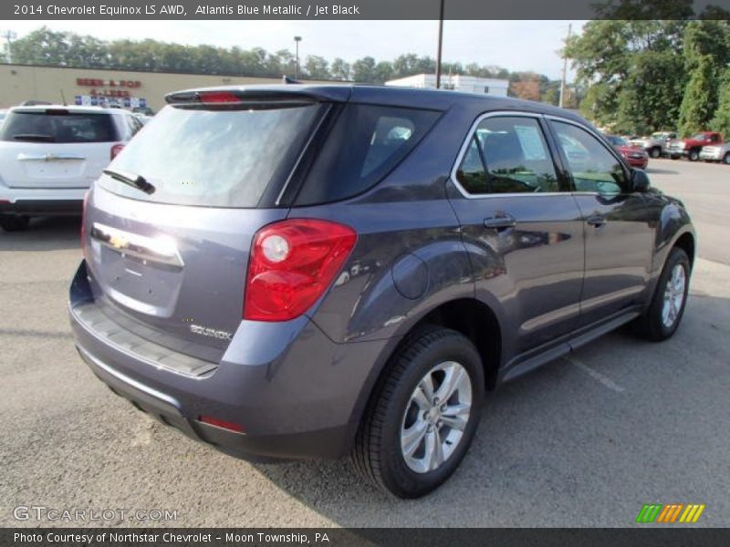 Atlantis Blue Metallic / Jet Black 2014 Chevrolet Equinox LS AWD