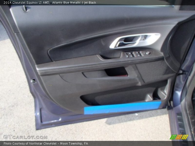 Atlantis Blue Metallic / Jet Black 2014 Chevrolet Equinox LS AWD