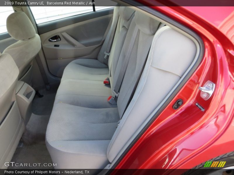 Barcelona Red Metallic / Ash 2009 Toyota Camry LE