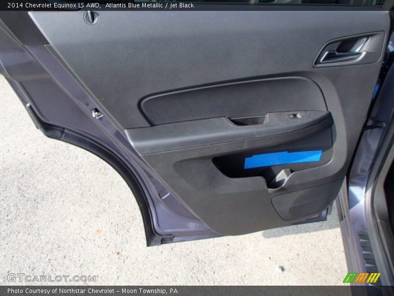 Atlantis Blue Metallic / Jet Black 2014 Chevrolet Equinox LS AWD