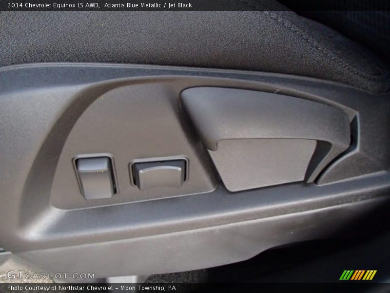 Atlantis Blue Metallic / Jet Black 2014 Chevrolet Equinox LS AWD