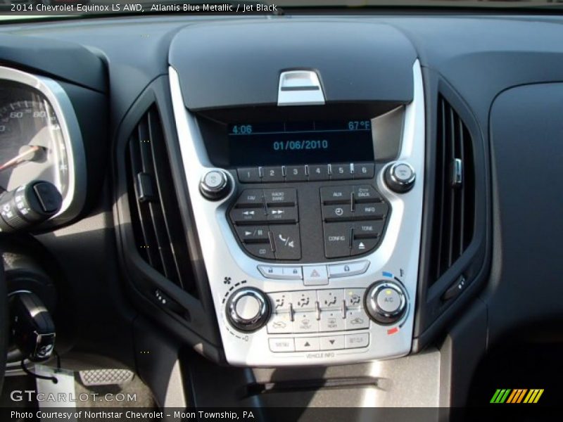 Atlantis Blue Metallic / Jet Black 2014 Chevrolet Equinox LS AWD