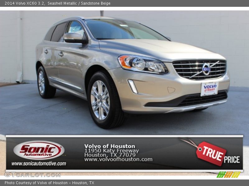 Seashell Metallic / Sandstone Beige 2014 Volvo XC60 3.2