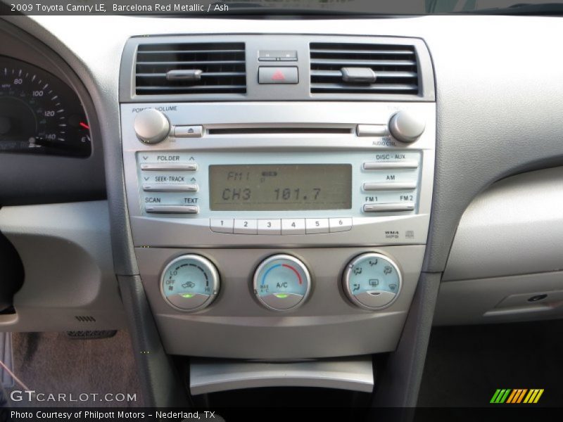 Barcelona Red Metallic / Ash 2009 Toyota Camry LE