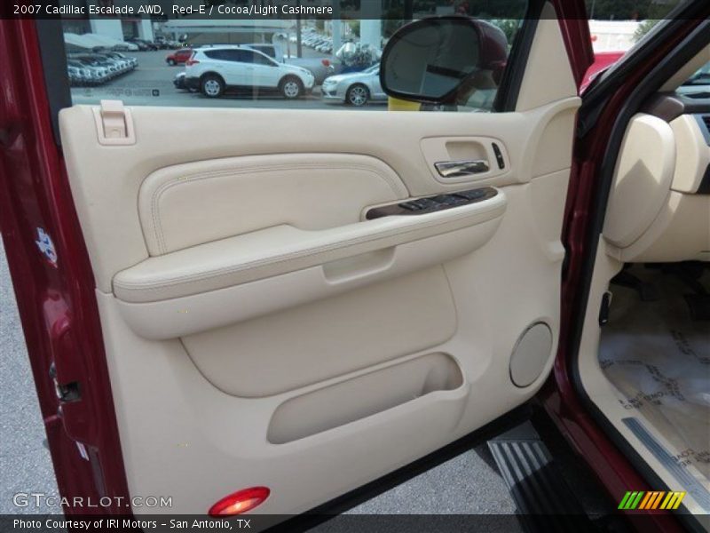 Red-E / Cocoa/Light Cashmere 2007 Cadillac Escalade AWD