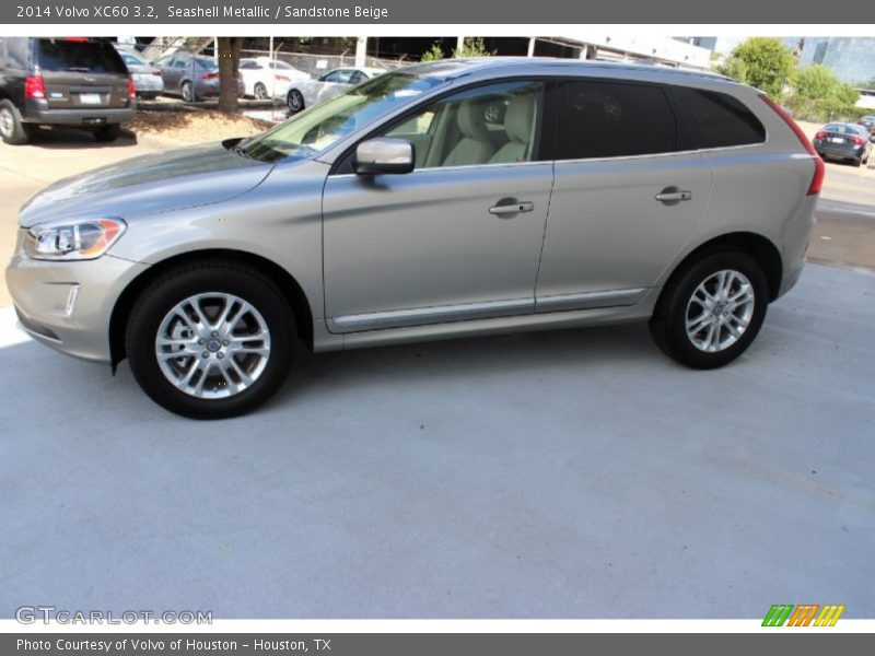 Seashell Metallic / Sandstone Beige 2014 Volvo XC60 3.2