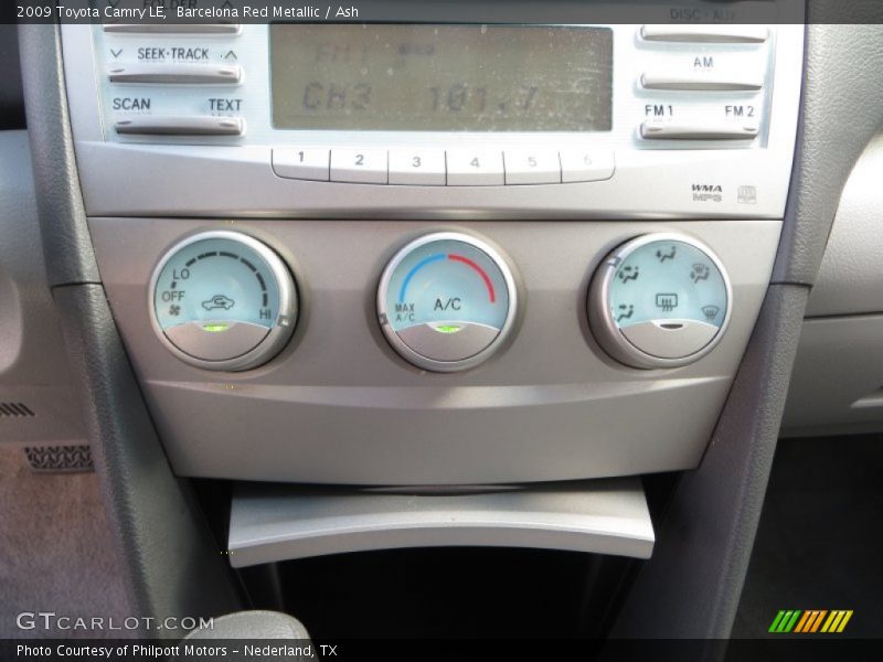 Barcelona Red Metallic / Ash 2009 Toyota Camry LE