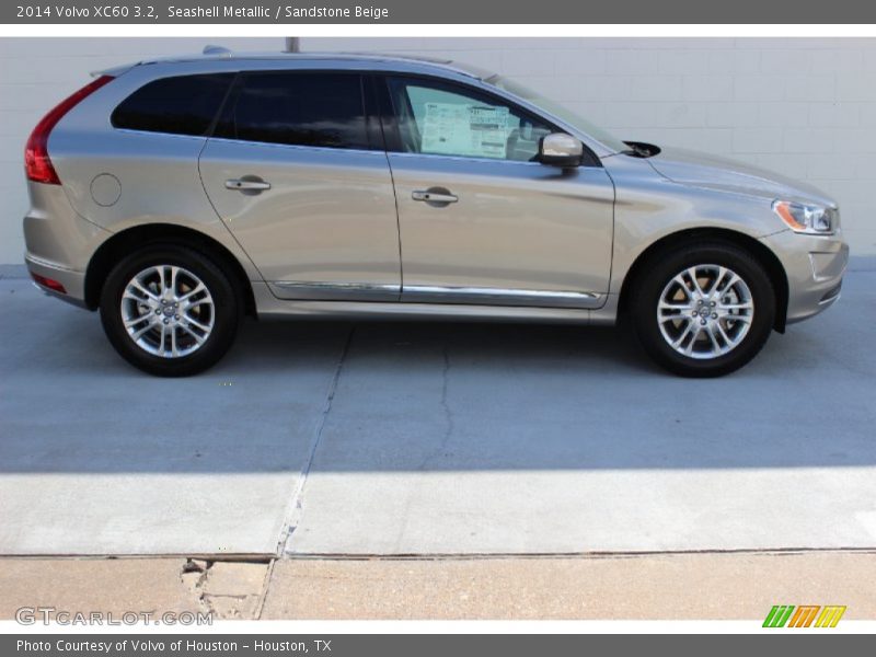 Seashell Metallic / Sandstone Beige 2014 Volvo XC60 3.2