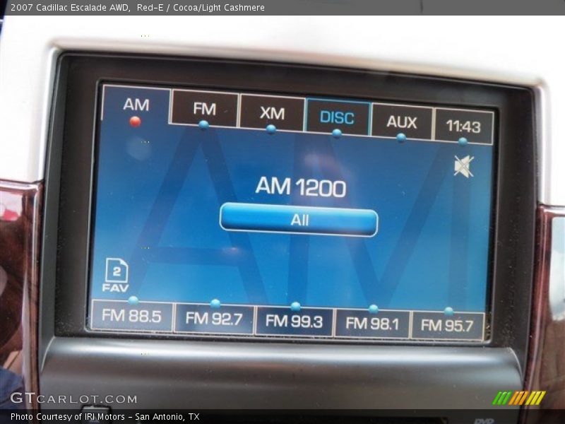 Red-E / Cocoa/Light Cashmere 2007 Cadillac Escalade AWD