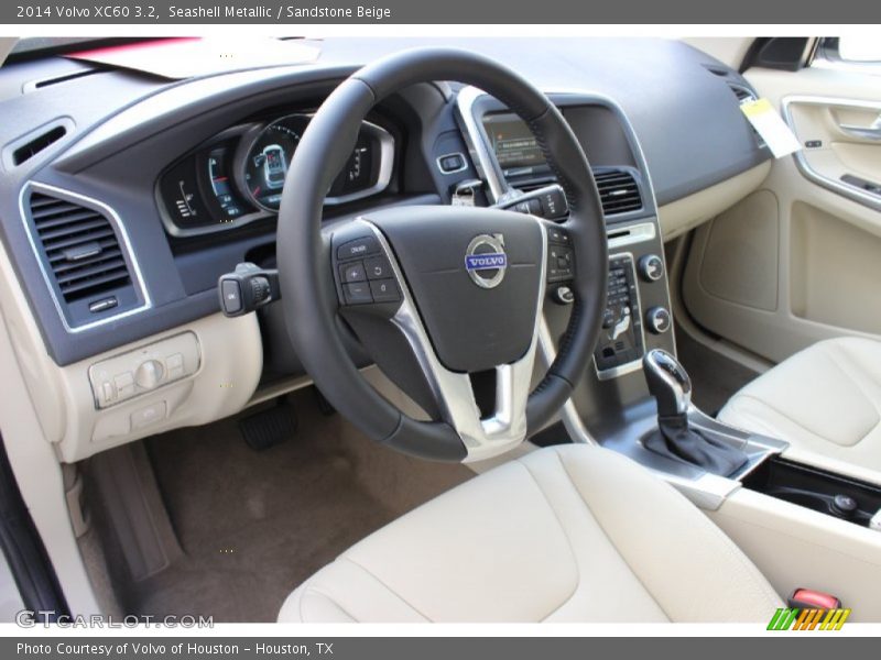 Seashell Metallic / Sandstone Beige 2014 Volvo XC60 3.2