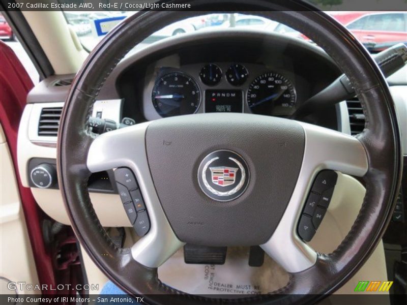 Red-E / Cocoa/Light Cashmere 2007 Cadillac Escalade AWD