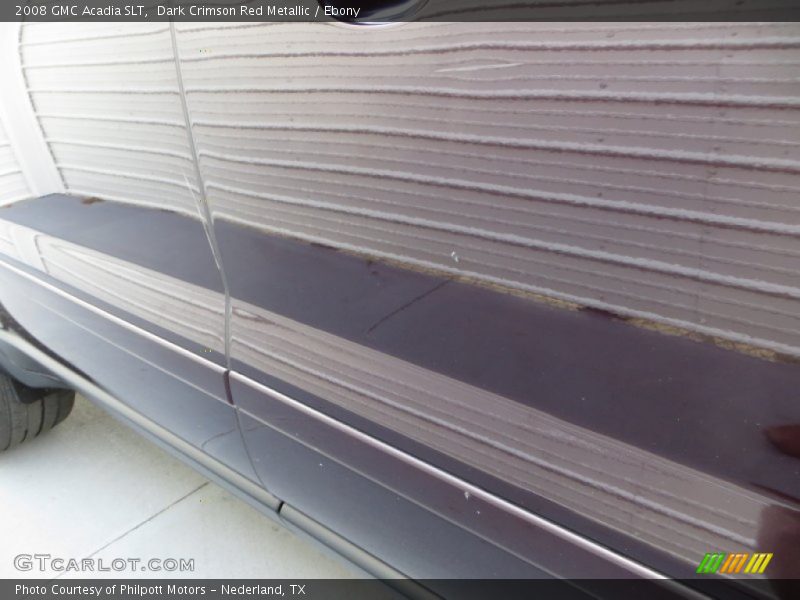 Dark Crimson Red Metallic / Ebony 2008 GMC Acadia SLT